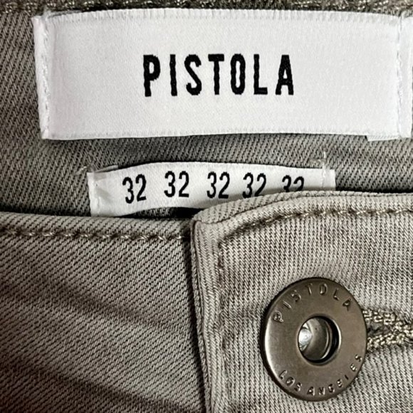 Pistola Audrey Stone Gray High Rise Skinny Ankle Jeans - 32 - Picture 4 of 8